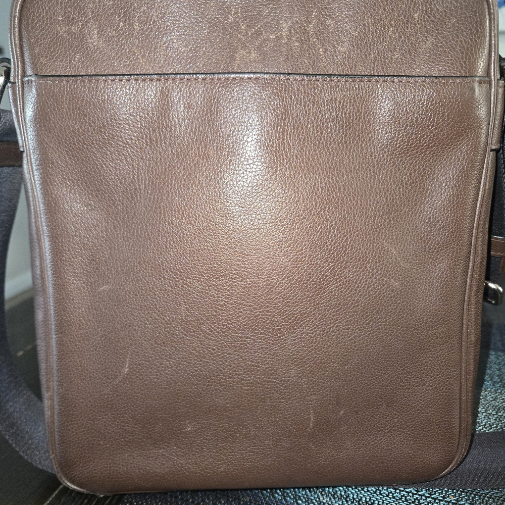 Coach Brown Leather Messenger Bag. $100 Obo